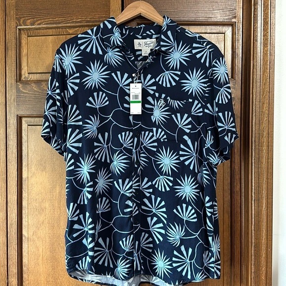 Original Penguin Other - NWT Original Penguin by Munsingwear Large Men's Button Down Shirt Beach NEW L